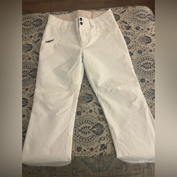 Obermeyer ladies ski pants white size 10 short - Picture 1 of 8
